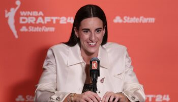 Caitlin Clark's autographed WNBA Draft card sells for record-breaking amount