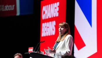 Deputy Prime Minister Angela Rayner speaking at the Labour Party Conference in Liverpool. Picture date: Sunday September 22, 2024.