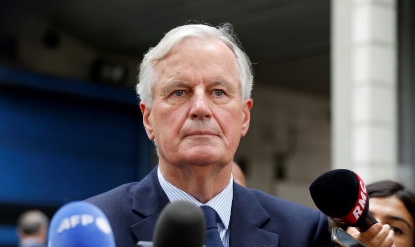 Michel Barnier le 7 septembre 2024, à Paris