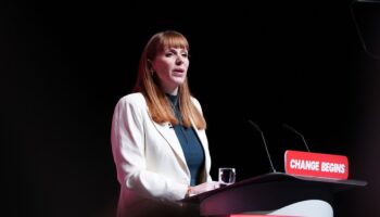 Angela Rayner strikes emotional chord with Labour members in tub-thumping conference speech amid gifts scandal