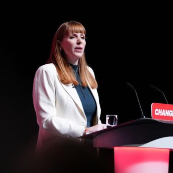 Angela Rayner strikes emotional chord with Labour members in tub-thumping conference speech amid gifts scandal