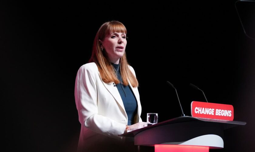 Angela Rayner strikes emotional chord with Labour members in tub-thumping conference speech amid gifts scandal