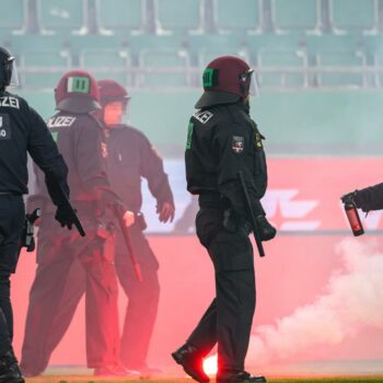 Ausschreitungen bei Stadt-Derby in Wien