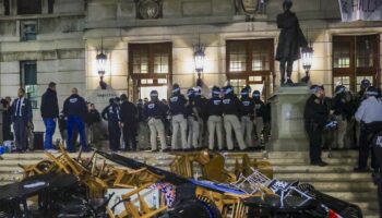 Columbia's interim president apologizes to protesters who occupied campus for 'hurt' caused by NYPD