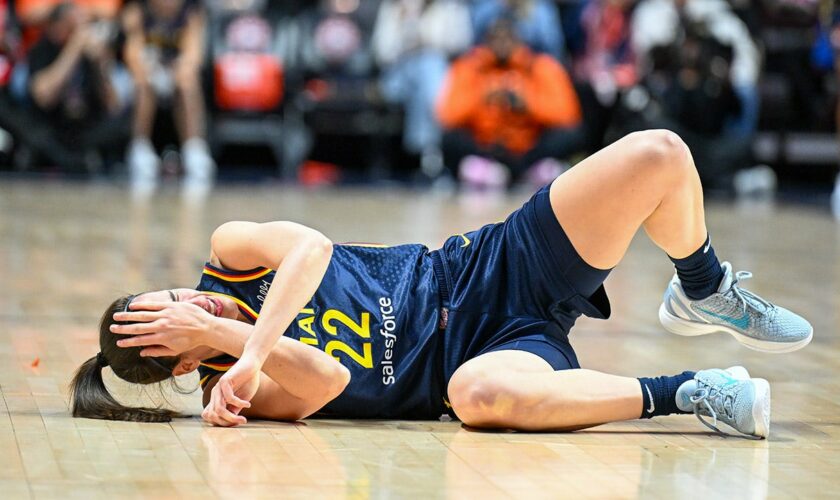 Caitlin Clark brushes off eye injury as catalyst for poor playoff game: 'We played a crappy game'