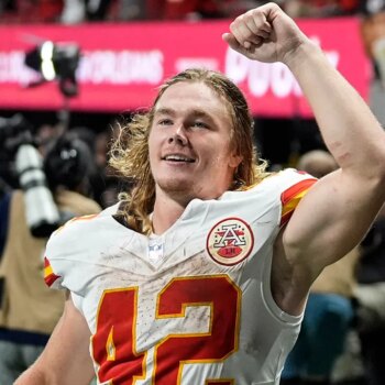 Chiefs' Carson Steele picks playing in NFL 'every day of the week' as family watches from sister's wedding