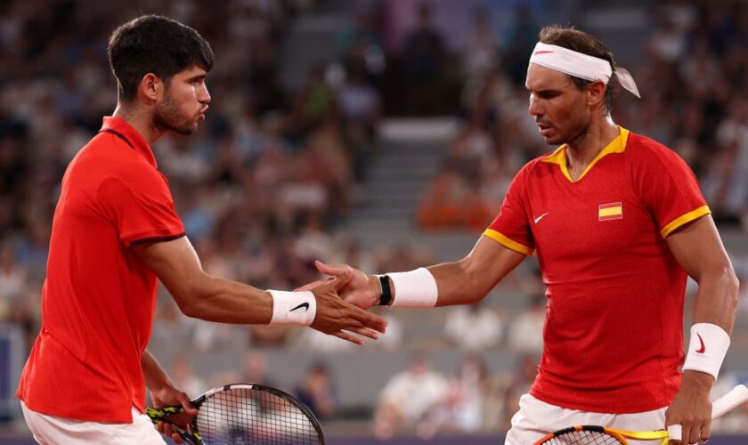 Rafael Nadal named in Spain’s Davis Cup team along with Carlos Alcaraz