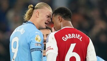 Ian Wright calls Erling Haaland a ‘coward’ after Man City clash with Arsenal