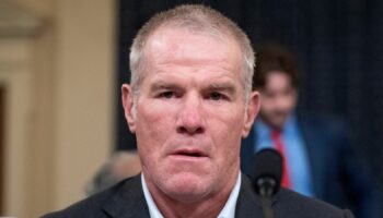 Brett Favre revealed his Parkinson's diagnosis before a congressional committee. Pic: AP