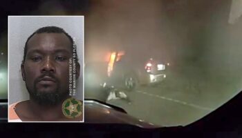 Florida suspect's plan goes up in smoke when SUV becomes engulfed in flames