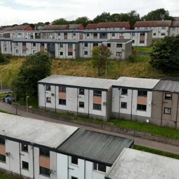 View of houses in Aberdeen