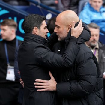 The relationship with Mikel Arteta ‘doesn’t change’, says Pep Guardiola