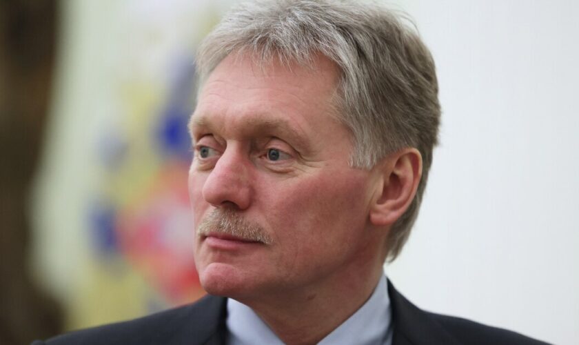 Le porte-parole du Kremlin, Dmitri Peskov, le 24 janvier 2024 à Moscou