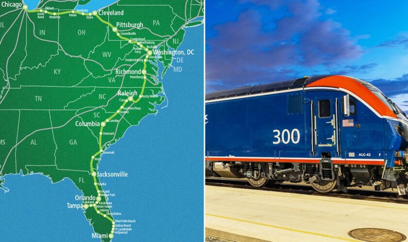 Amtrak announces 'Floridian' train with 2-day route, sparking reactions on social media