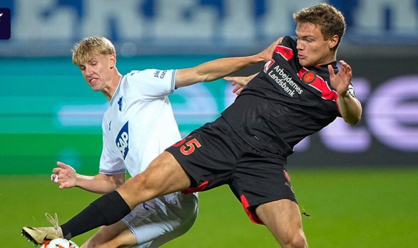 0:1 gegen Midtjylland: Moerstedt bewahrt Hoffenheim vor großem Rückschlag