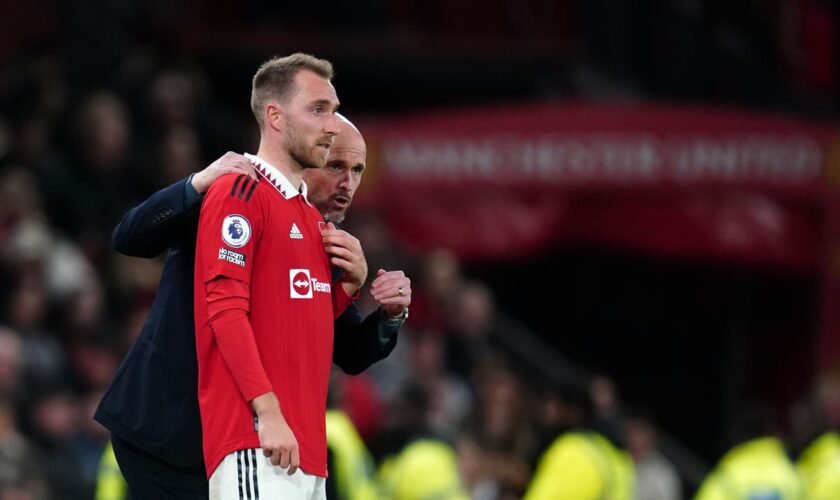 Erik ten Hag and Christian Eriksen criticise Man United’s desire in Twente draw