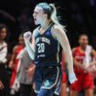 Liberty's Sabrina Ionescu reacts to interaction with Spike Lee as New York secures spot in semifinals