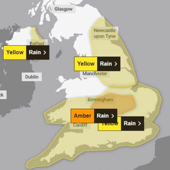 UK weather warnings. Pic: Met Office