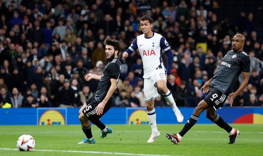 Tottenham vs Qarabag LIVE: Europa League latest score as Radu Dragusin sent off after delayed kick-off