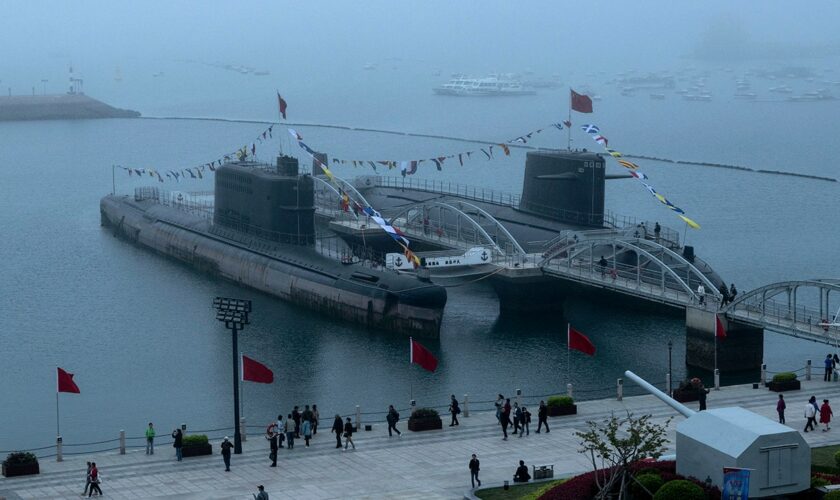 Chinese officials cover up sinking of country’s newest nuclear-powered submarine tied to pier