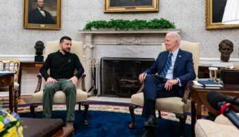 Wolodymyr Selenskyj und Joe Biden: Noch einmal (fast) alles geben