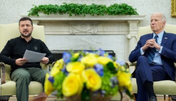 Ukraine-Russia war live: Zelensky set to meet Trump after Biden commits another $8bn in aid to Kyiv