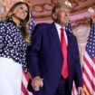 FILE - Former President Donald Trump stands on stage with former first lady Melania Trump after he announced a run for president for the third time at Mar-a-Lago in Palm Beach, Fla., Nov. 15, 2022. (AP Photo/Andrew Harnik, File)