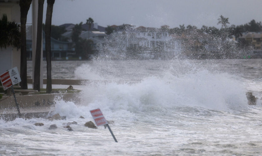 En Floride, les premières images de l’ouragan Hélène et de ses rafales à plus de 220 km/h