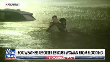 Hurricane Helene: FOX Weather meteorologist rescues woman from car during live shot as floodwaters rise