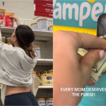 Woman goes viral after hiding cash inside baby formula packets in divisive ‘She Deserved the Purse’ trend