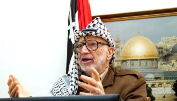 Yasser Arafat à Ramallah le 22 mai 2004