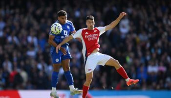 Arsenal vs Leicester LIVE: Score and latest updates as Leandro Trossard doubles Gunners’ lead