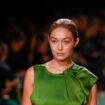 Victoria Beckham pays homage to Keira Knightley’s green Atonement dress at Paris Fashion Week