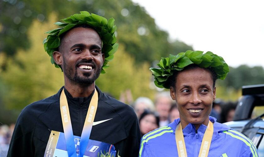 Berlin marathon results and times: Milkesa Mengesha and Tigist Ketema claim Ethiopia double