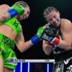 Boxer Sandy Ryan hit with red paint in bizarre incident before losing title fight