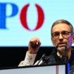 Herbert Kickl, président et candidat du Parti autrichien de la liberté (FPÖ, lors d'un meeting électoral à Vienne, le 27 septembre 2024