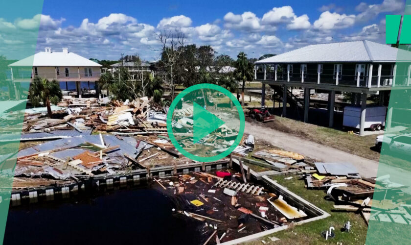 Après l’ouragan Hélène, les images de la dévastation en Floride et en Caroline du Nord