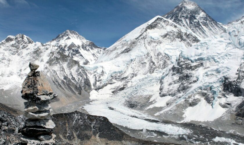 Mount Everest is growing taller every year. File pic: PA