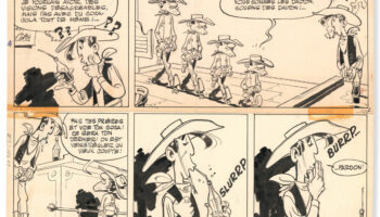 50 planches originales de Lucky Luke bientôt vendues aux enchères : « Certaines n’ont jamais été vues »