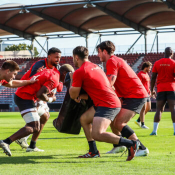 À Créteil, les premiers pas des rugbymen du Racing 92 au stade Duvauchelle : « On a vu la différence de gabarits »