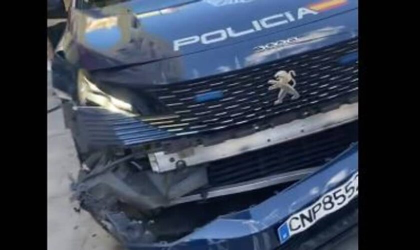 Al menos tres heridos al ser atropellados por un coche policial que acudía a un aviso en el barrio de Salamanca