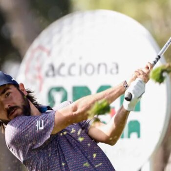 Ángel Hidalgo, inesperado líder del Open de España