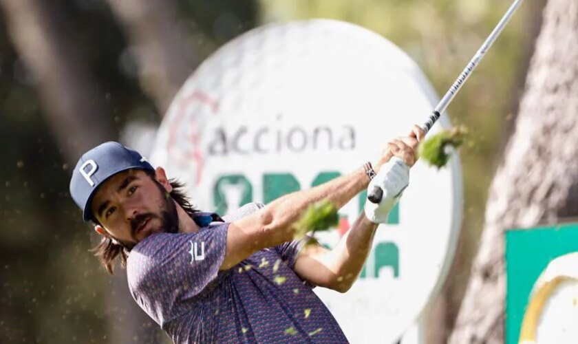 Ángel Hidalgo, inesperado líder del Open de España