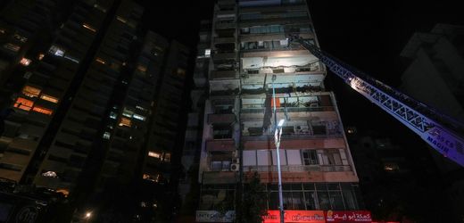 Attacke im Libanon: Israel greift offenbar gezielt Wohnhaus im Zentrum von Beirut an