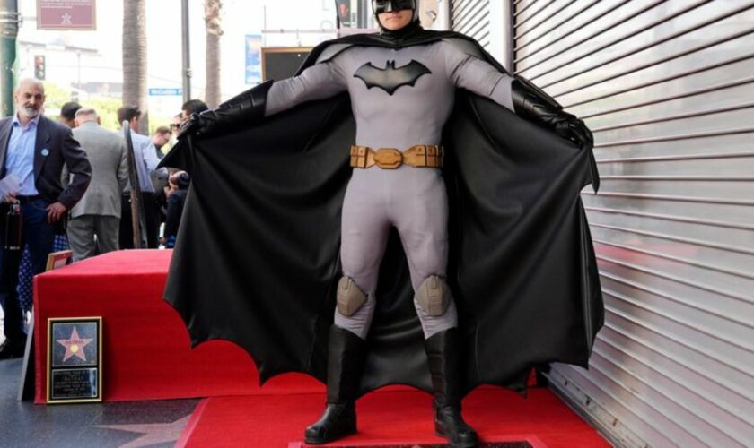 Mit Batman wurde erstmals ein Superheld auf dem Walk of Fame verewigt Foto: Chris Pizzello/Invision/AP