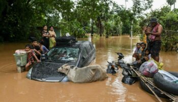 Birmanie : le bilan des inondations grimpe à 113 morts et 64 disparus