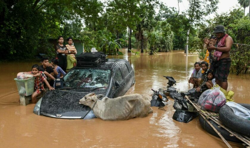 Birmanie : le bilan des inondations grimpe à 113 morts et 64 disparus