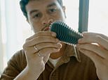 Bizarre device shaped like a pinecone wins the prestigious James Dyson award in the UK - but can you guess what it does?