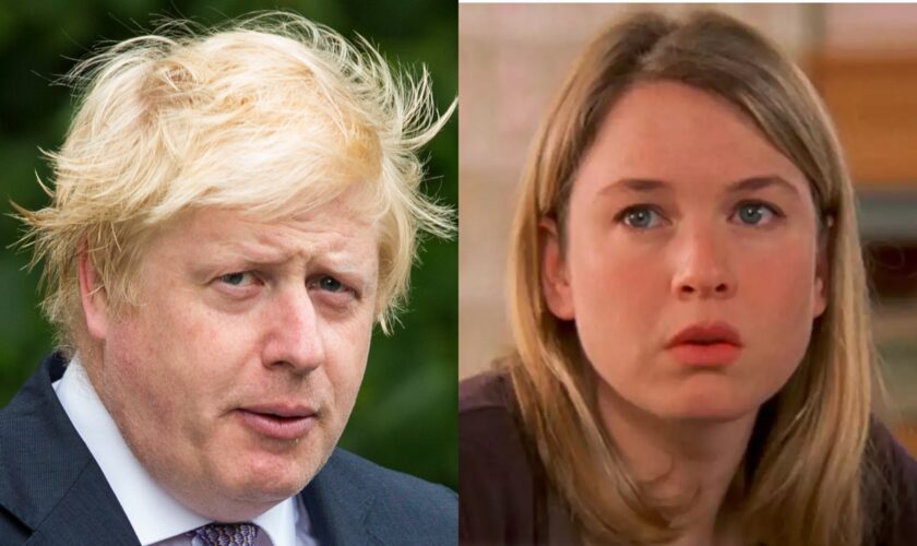 Boris Johnson mocked by Bridget Jones fans after invoking Mr Darcy in anti-working from home argument