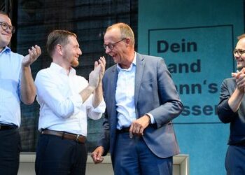 CDU-Wahlkampf: In Brandenburg will Friedrich Merz die »Ampel ausschalten«